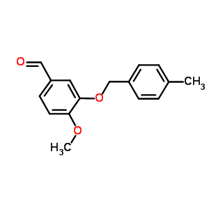 4-Methoxy-3-[(4-methylbenzyl)oxy]benzaldehyde Structure,351066-34-7Structure