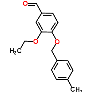 3-Ethoxy-4-[(4-methylbenzyl)oxy]benzaldehyde Structure,351066-35-8Structure