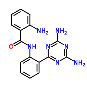 2-Amino-n-[2-(4,6-diamino-1,3,5-triazin-2-yl)phenyl]benzamide Structure,35107-23-4Structure