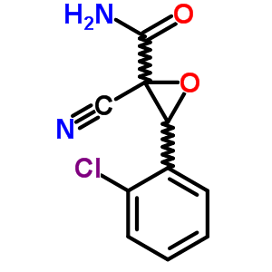 3-(2-Chlorophenyl)-2-cyano-oxirane-2-carboxamide Structure,3513-09-5Structure