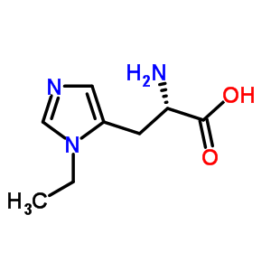 3-乙基組氨酸結(jié)構(gòu)式_35166-49-5結(jié)構(gòu)式