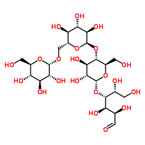 (2R,3R,4R,5R)-4-[(2R,3R,4R,5S,6R)-3,4-二羥基-6-(羥基甲基)-5-[(2R,3R,4S,5S,6R)-3,4,5-三羥基-6-[[(2S,3R,4S,5S,6R)-3,4,5-三羥基-6-(羥基甲基)四氫吡喃-2-基]氧基甲基]四氫吡喃-2-基]氧基四氫吡喃-2-基]氧基-2,3結(jié)構(gòu)式_35175-16-7結(jié)構(gòu)式