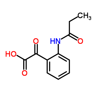 Oxo[2-(propionylamino)phenyl ]acetic acid Structure,352330-52-0Structure