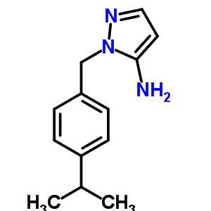 1-(4-Isopropylbenzyl)-1h-pyrazol-5-amine Structure,3524-29-6Structure