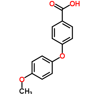 4-(4-Methoxyphenoxy)benzoic acid Structure,3525-22-2Structure