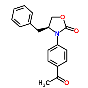 (S)-3-(4-乙?；交?-4-芐基噁唑啉-2-酮結(jié)構(gòu)式_352524-56-2結(jié)構(gòu)式