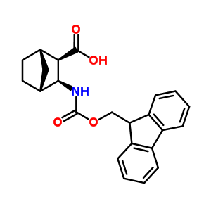 芴甲氧羰基-3-外-氨基雙環(huán)[2.2.1]庚烷-2-外-羧酸結(jié)構(gòu)式_352707-75-6結(jié)構(gòu)式