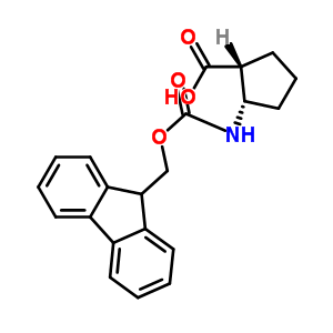 (1R,2s)-fmoc-2-amino-1-cyclopentanecarboxylic acid Structure,352707-76-7Structure