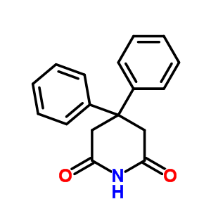 4,4-Diphenylpiperidine-2,6-dione Structure,3531-30-4Structure