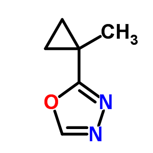 2-(1-Methylcyclopropyl)-1,3,4-oxadiazole Structure,353238-51-4Structure