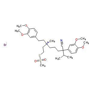 Verapamilethyl methanethiosulfonate, bromide Structure,353270-25-4Structure