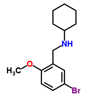 N-(5-bromo-2-methoxybenzyl)cyclohexanamine Structure,353779-26-7Structure