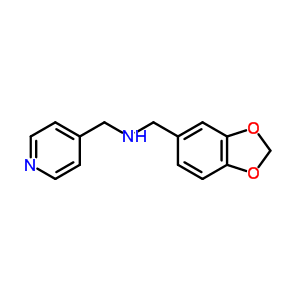 Benzo[1,3]dioxol-5-ylmethyl-pyridin-4-ylmethyl-amine Structure,353779-52-9Structure