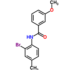 N-(2-bromo-4-methylphenyl)-3-methoxybenzamide Structure,353782-91-9Structure