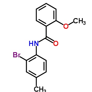 N-(2-bromo-4-methylphenyl)-2-methoxybenzamide Structure,353784-16-4Structure