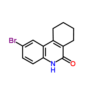 6(5H)-phenanthridinone,2-bromo-7,8,9,10-tetrahydro- Structure,35417-70-0Structure