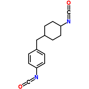 4-[(4-異氰?；h(huán)己基)甲基]異氰酸苯酯結(jié)構(gòu)式_35438-85-8結(jié)構(gòu)式