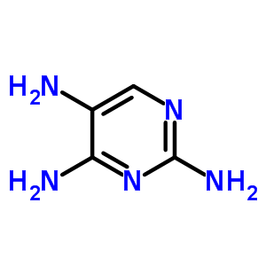 2,4,5-三氨基嘧啶結(jié)構(gòu)式_3546-50-7結(jié)構(gòu)式