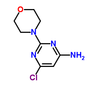 6-Chloro-2-morpholin-4-yl-pyrimidin-4-ylamine Structure,3549-05-1Structure