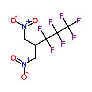 Pentane,1,1,1,2,2,3,3-heptafluoro-5-nitro-4-(nitromethyl)- Structure,355-91-9Structure