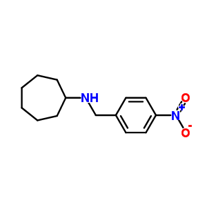 N-(4-nitrobenzyl)cycloheptanamine Structure,355814-18-5Structure