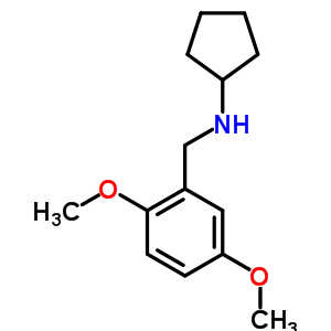 Cyclopentyl-(2,5-dimethoxy-benzyl)-amine Structure,355814-38-9Structure