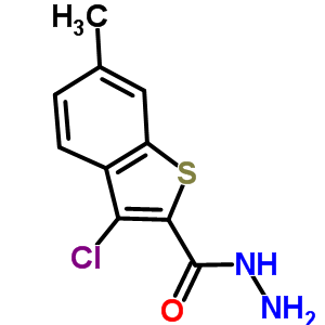 3-Chloro-6-methyl-1-benzothiophene-2-carbohydrazide Structure,355815-78-0Structure