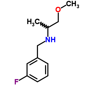 (3-Fluoro-benzyl)-(2-methoxy-1-methyl-ethyl)-amine Structure,355816-49-8Structure