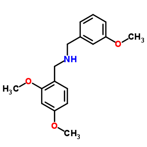 (2,4-Dimethoxy-benzyl)-(3-methoxy-benzyl)-amine Structure,355816-85-2Structure