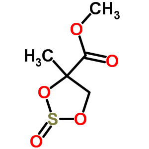 (4S)-4-methyl-2-oxo-[1,3,2]dioxathiolane-4-carboxylic acid methyl ester Structure,356048-02-7Structure