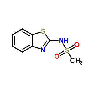 N-(2-benzothiazolyl)methanesulfonamide Structure,35607-92-2Structure