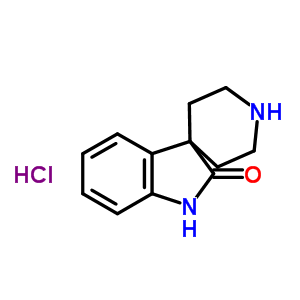 螺[吲哚啉-3,4-哌啶]-2-酮鹽酸鹽結(jié)構(gòu)式_356072-46-3結(jié)構(gòu)式