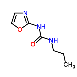 1-(2-噁唑)-3-丙基脲結(jié)構(gòu)式_35629-45-9結(jié)構(gòu)式