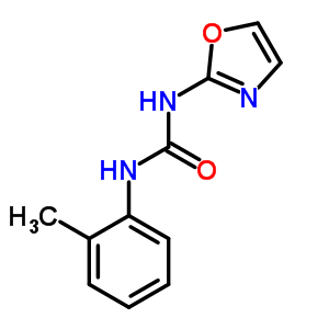 1-(2-噁唑)-3-(鄰甲苯)脲結(jié)構(gòu)式_35629-52-8結(jié)構(gòu)式