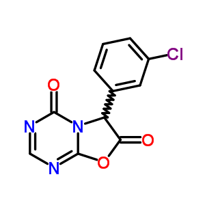 3-(M-chlorophenyl)-2h-oxazolo[3,2-a][1,3,5]triazine-2,4(3h)-dione Structure,35629-62-0Structure