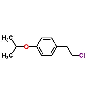 1-(2-Chloro-ethyl)-4-isopropoxy-benzene Structure,35657-01-3Structure