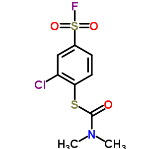 3-Chloro-4-(dimethylcarbamoylsulfanyl)benzenesulfonyl fluoride Structure,35685-66-6Structure