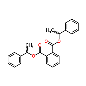 Bis(1-phenylethyl) benzene-1,2-dicarboxylate Structure,35754-90-6Structure