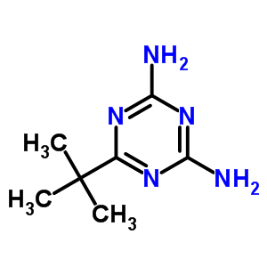 1,3,5-Triazine-2,4-diamine,6-(1,1-dimethylethyl)- Structure,35841-84-0Structure