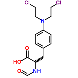 N-formyl-4-[bis(2-chloroethyl)amino]-l-phenylalanine Structure,35849-41-3Structure