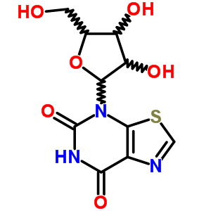 Thiazolo[5,4-d]pyrimidine-5,7(4h,6h)-dione,4-b-d-ribofuranosyl- Structure,35867-91-5Structure