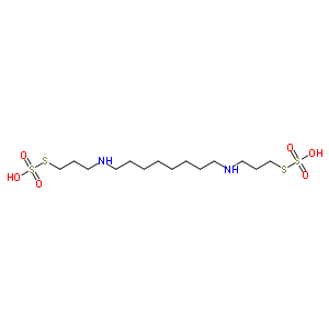 1,8-Bis(3-sulfosulfanylpropylamino)octane Structure,35871-57-9Structure