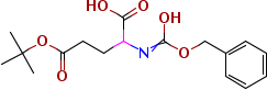 Z-dl-glu-otbu結構式_3588-59-8結構式