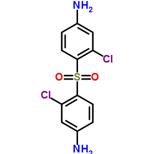 Benzenamine, 4,4-sulfonylbis[3-chloro- Structure,35880-73-0Structure