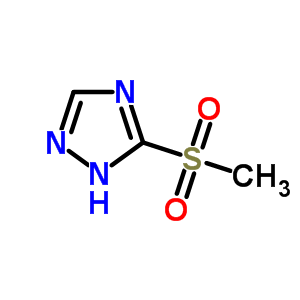 3-(Methylsulfonyl)-1h-1,2,4-triazole Structure,3589-05-7Structure