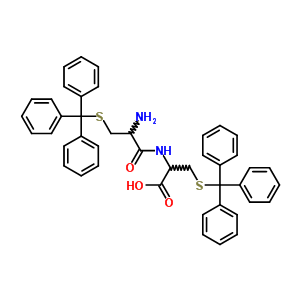 2-[(2-Amino-3-tritylsulfanyl-propanoyl)amino]-3-tritylsulfanyl-propanoic acid Structure,35959-69-4Structure