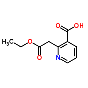 2-(2-Ethoxy-2-oxoethyl)nicotinic acid Structure,35969-51-8Structure