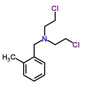 2-Chloro-n-(2-chloroethyl)-n-[(2-methylphenyl)methyl]ethanamine Structure,3597-23-7Structure