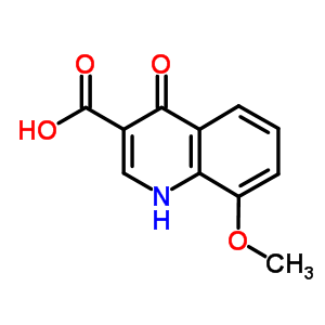 8-Methoxy-4-oxo-1,4-dihydro-quinoline-3-carboxylic acid Structure,35975-69-0Structure