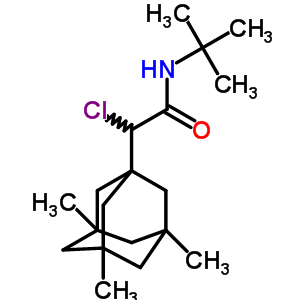 2-Chloro-n-tert-butyl-2-(3,5,7-trimethyl-1-adamantyl)acetamide Structure,36094-50-5Structure